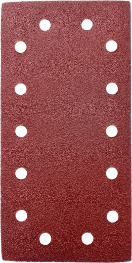Sanding sheet 115 × 230 mm, grit 180, 14 holes, hook-and-loop (5 pcs)