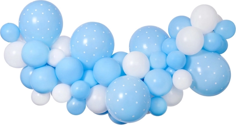 Gemar DIY baby blue balloon garland