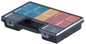 Organizatorius NORP 12" su 12 skyrelių 287 × 186 × 50 mm