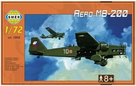 Aero MB-200 lėktuvo modelis masteliu 1:72