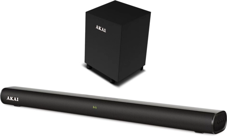 Akai 2.1 Soundbar with Subwoofer, 80 W RMS
