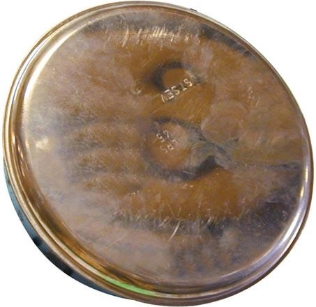 Smoke cover cap 120 mm copper