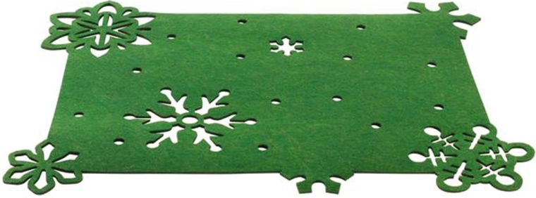 Toro Felt Placemat 45 × 35 cm Christmas Green