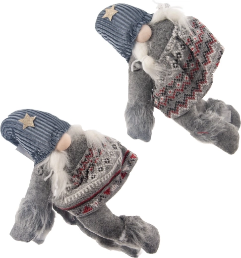 Plush Curtain Squirrel (Grey)