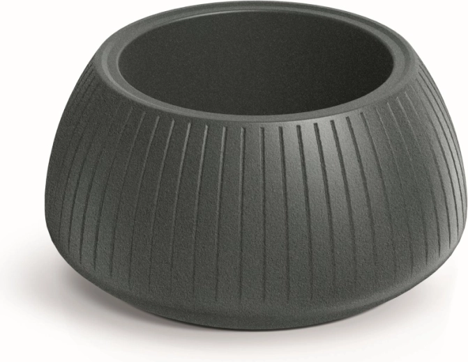 Gėlių vazonas Coro Bowl 48 cm grafito spalvos