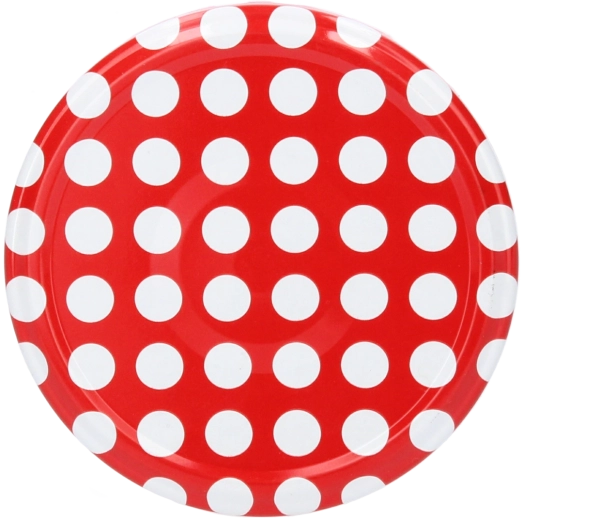 Twist 82 mm užsukamiems stiklainiams skirti dangteliai Groszek, 6 vnt.