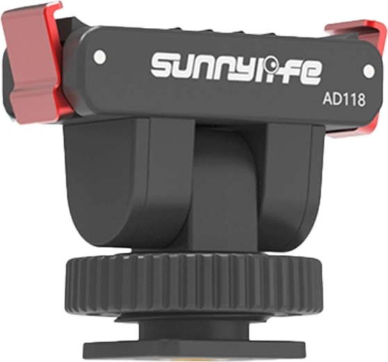Sunnylife šaltosios jungties (cold shoe) adapteris, skirtas DJI Osmo 360 ir Action 5 Pro/4/3/2