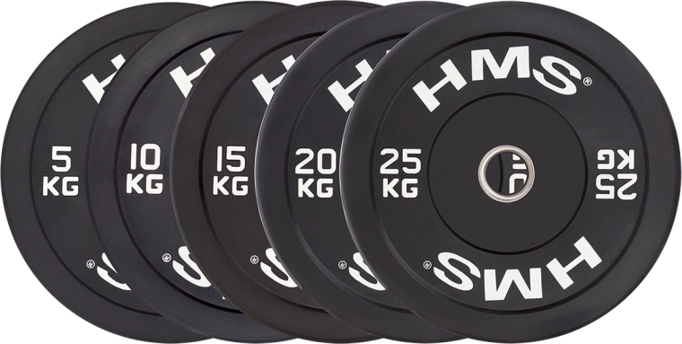 Olimpinis „bumper“ diskas HMS 5 kg