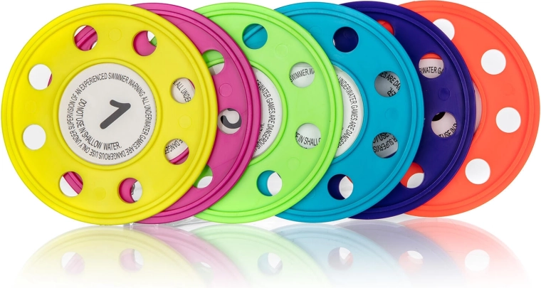 Diving Discs for Water SPORTWELL, Mixed Colors (6 pcs)
