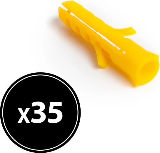 Wall plug 6 × 30 mm, 35 pcs
