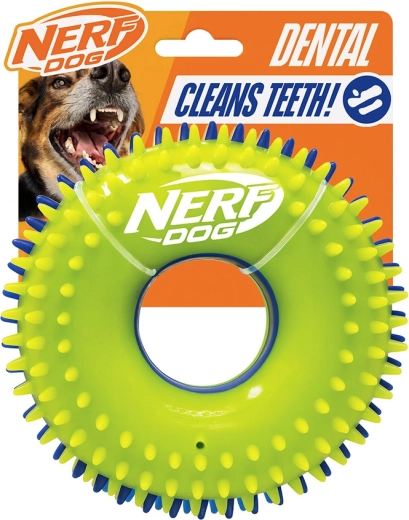 Nerf Dog cypsintis žiedas su spygliais 15 cm