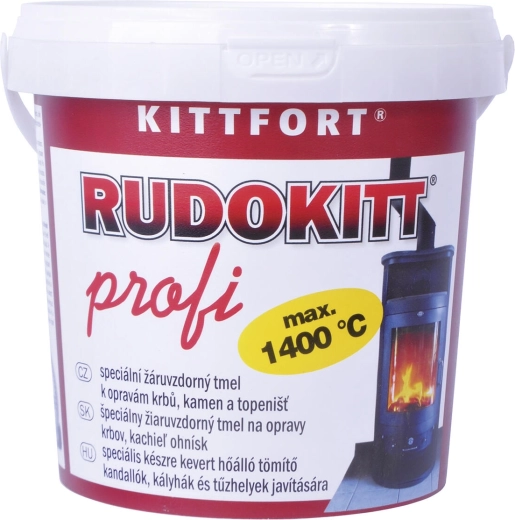 RUDOKIT ugniai atsparus glaistas 1,8 kg