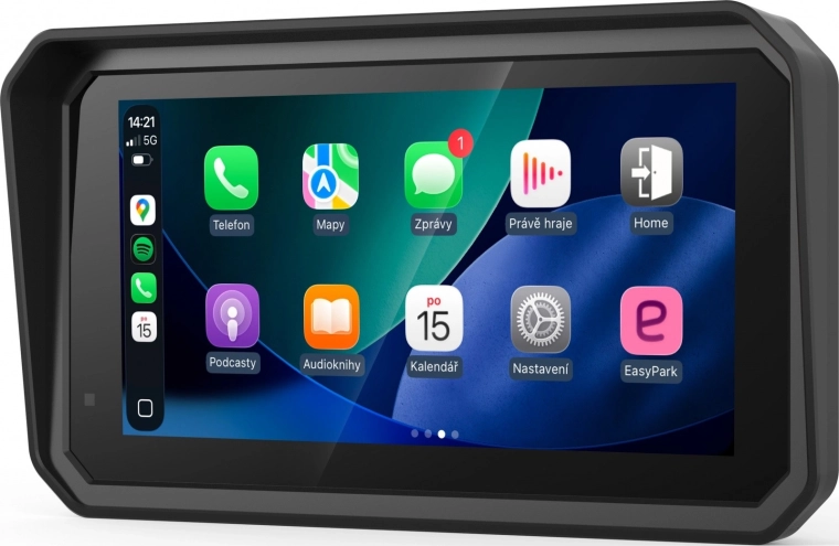 Motorcycle display with wireless CarPlay and Android Auto - 1 pc