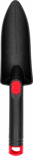 Plastic narrow garden trowel for transplanting and planting, 28 cm