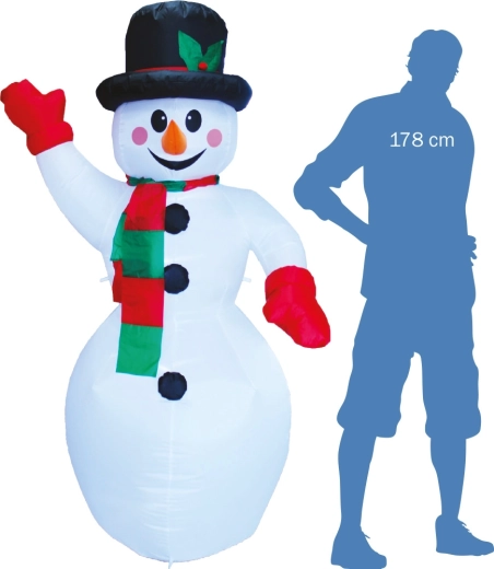 Pripučiamas šviečiantis mojuojantis senis besmegenis 187 cm