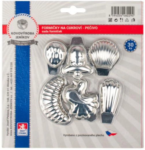 Set of Mini Baking Molds for Pastries, 30 pcs