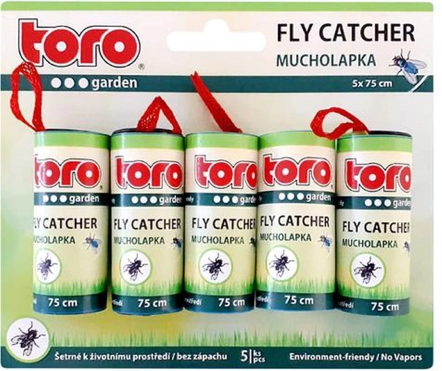 Musių gaudyklė TORO 75 cm, be chemijos, 5 vnt.