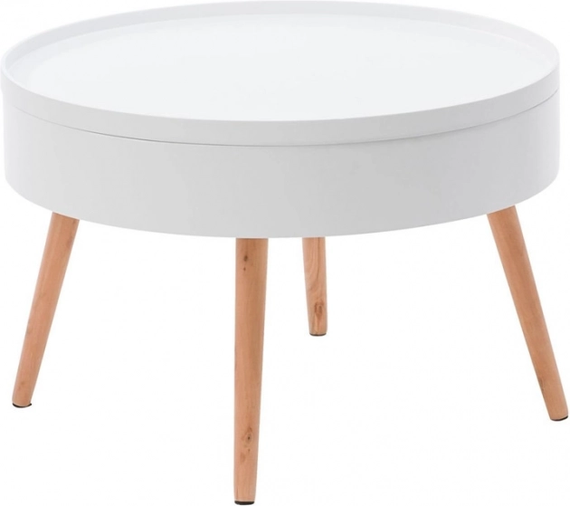 Round Coffee Table with Sheltering, 60 cm