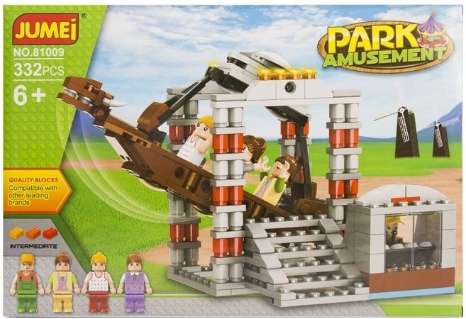 Jumei Building Set Amusement Park 332 Pieces