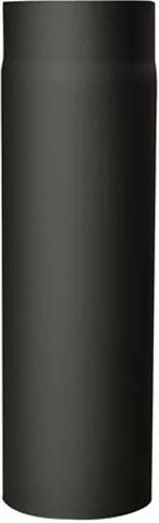 Flue pipe 150 mm, length 500 mm, thickness 1.5 mm, black