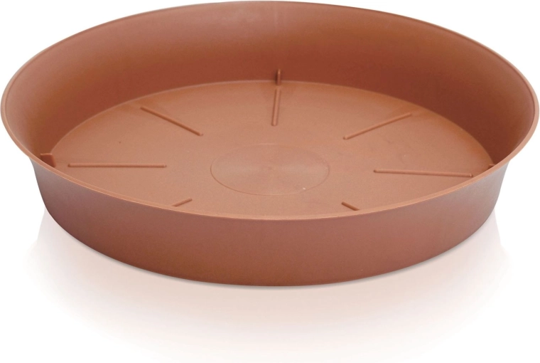 Plastic saucer for flower pot 15.1 cm terracotta