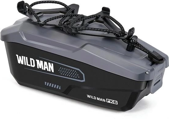 WILD MAN dviračio rėmo krepšys su telefono laikikliu FK6 pilkai juodas