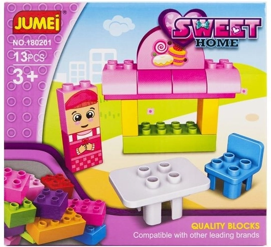 Jumei kaladėlės Sweet home konditerija (13 dalių, 20 × 19 cm) – 1 vnt.