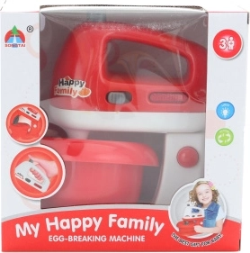 Vaikiškas baterijomis maitinamas plakiklis su šviesa