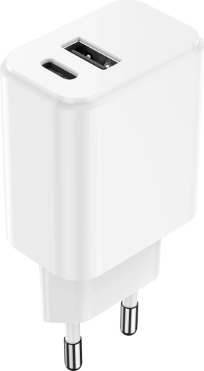 Setty wall charger 20 W with USB‑C and USB
