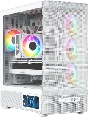 MODECOM Volcano AQ400 ARGB Midi Tower PC Case white