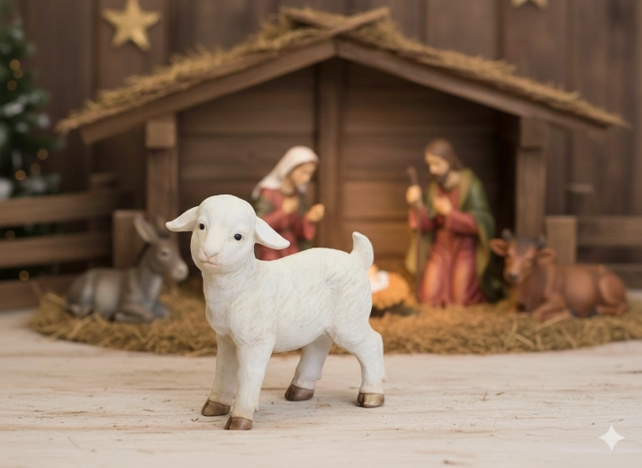 Nativity scene figurine – sheep 28 × 9 × 28 cm