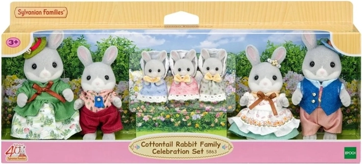 Sylvanian Families Multi-Generational Rabbit Family