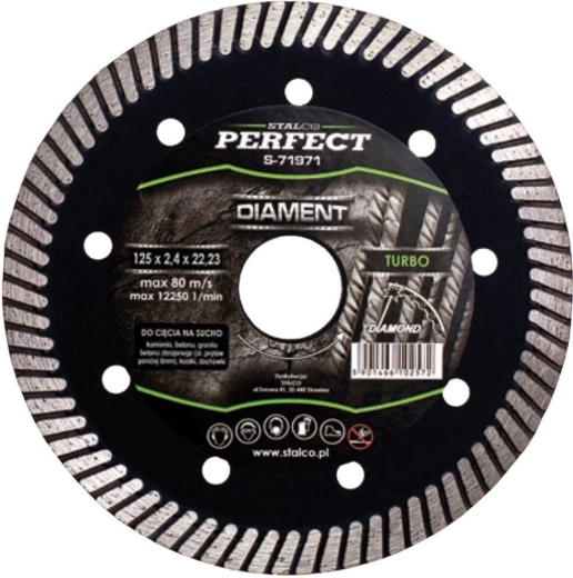 Diamond Blade 115 mm Turbo STALCO