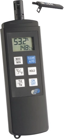 Skaitmeninis termometras ir higrometras TFA Dewpoint Pro su segtuku