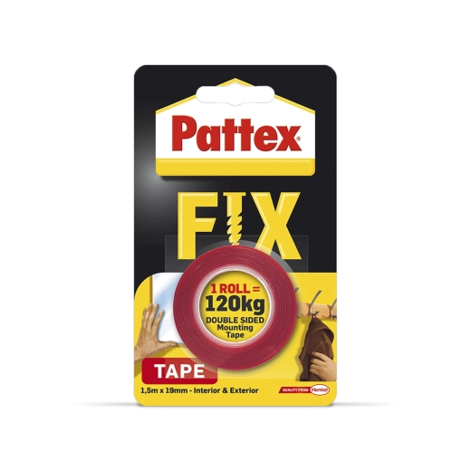 Pattex double-sided adhesive tape 120 kg, 1.5 m