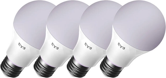 Yeelight išmaniosios LED lemputės GU10 W4 spalvotos – 4 vnt.