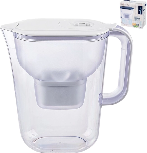 Filtravimo ąsotis UH Carbo 3 l baltas su filtru