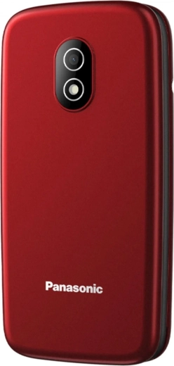 Panasonic KX‑TU410 4G mygtukinis telefonas raudonas