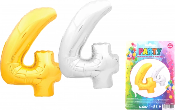 Pripučiamas balionas skaičius 4