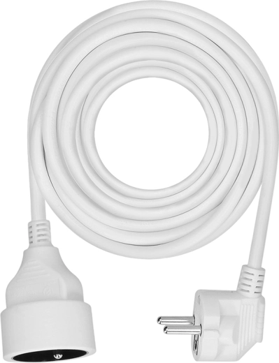 Solight extension cable with connector and 1 socket, 7 m, white