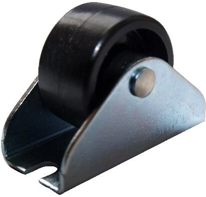 Fixed Furniture Caster 50 mm, Plastic and Metal, 20 pcs