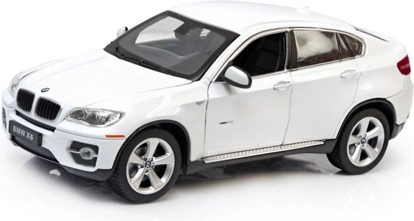 Rastar BMW X6 die-cast car model 1:24 white - 1 piece
