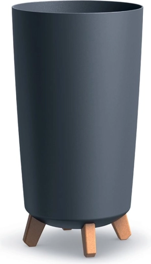 Gracia Tubus Slim Planter on Legs 24 cm Anthracite