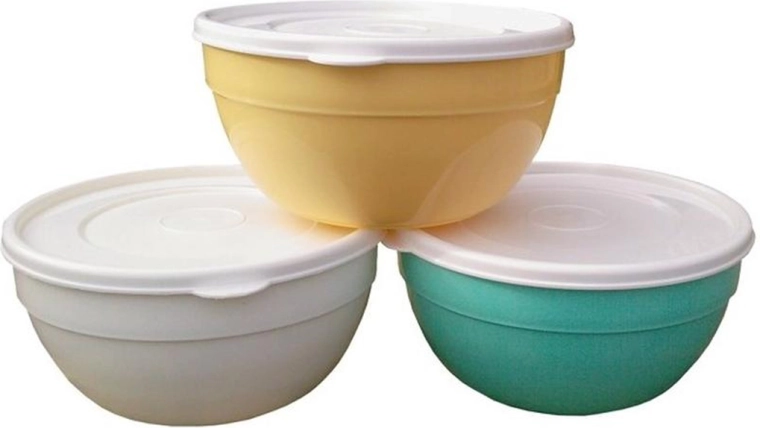 Plastikinis sriubos dubenėlis su dangteliu 0,5 l