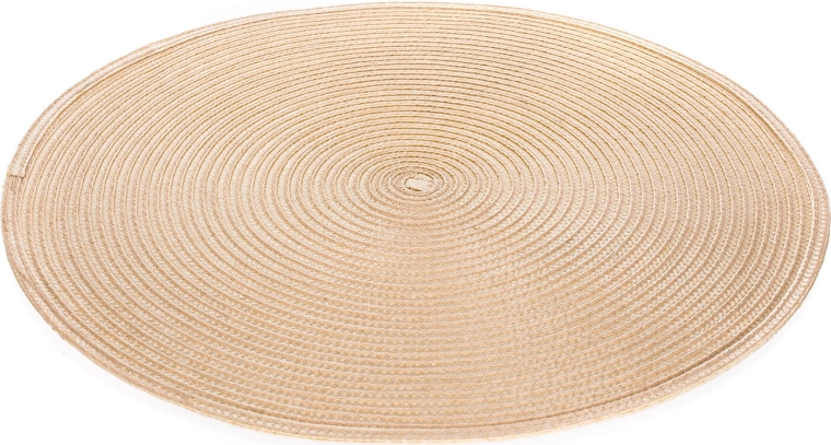 Apvalus stalo padėkliukas Tondo 38 cm, kreminis