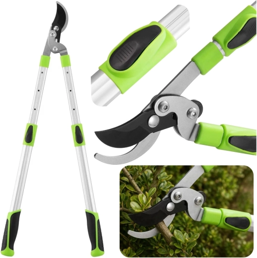 Telescopic Garden Branch Loppers with Non-Slip Handles 68–92 cm