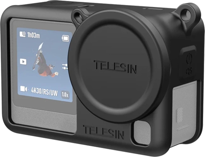 Telesin silikoninis apsauginis dėklas DJI Osmo Action 6 (juodas)