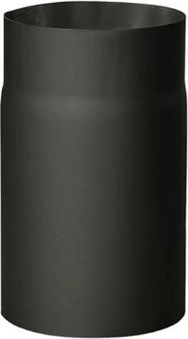 Flue pipe 150 mm, length 250 mm, black