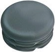 Apvalus LDPE kamštis 38 mm, juodas (10 vnt.)