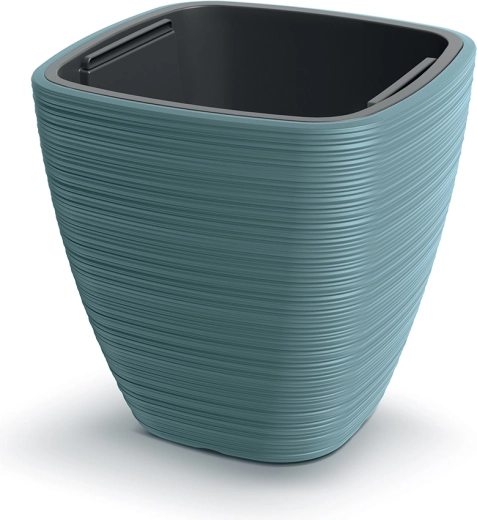 Vena Square Planter, Scandinavian Blue, 28.9 cm